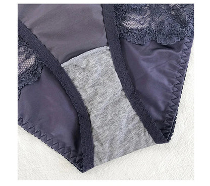 Meet'r 3Pcs/lot Women Sexy Lace Panties Low-waist Underwear Female G String Breathable Hollow out Lingerie Temptation Intimates luvshop24