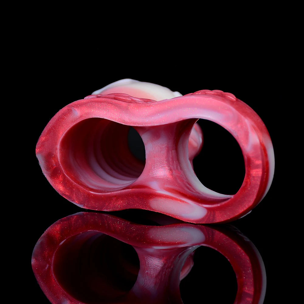 15cm Cover Penis Sleeve for Adult Enlarger for Men Inner Channel Anti-off Design and Erotic and Flirting Effect Non-stop Orgasm luvshop24