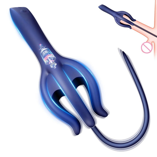 Men Masturbation Toys 30 Vibrating Penis Training Vibrator Male Masturbator With Clamping Pulse Vibration Handhold Glans luvshop24