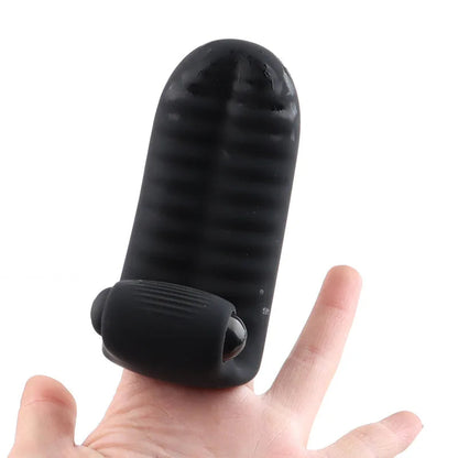 Sex Toys Finger Sleeve Vibrator G Spot Massage Clit Stimulate Female Masturbator For Women Lesbian Orgasm Adult Products luvshop24