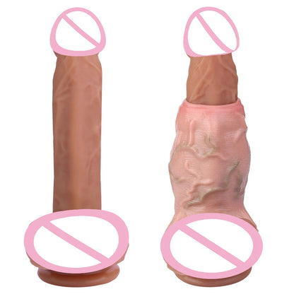 OEM Factory Real Texture Penis Enlargement Sleeve for Men Adult Erotic Goods Hombre Cock Delay Ejaculatio Condoms luvshop24