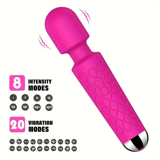 Cheaper Price USB Charge Portable Powerful Personal Mini Wand Massager Vibrator Waterproof Electric Mini Massager for Women luvshop24