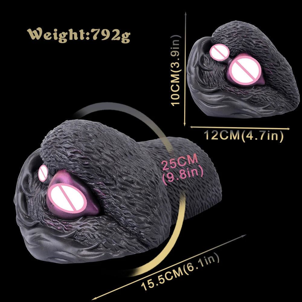 GEEBA 15.5cm Vagina Pussy Pocket for Men Male Masturbator Cup 3D Anal Oral Silicone Erotic Adult Toys Tight Deep Throat Exercise luvshop24