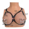 Leather Nipple Clamps with PP Chain Golly Chain Female Breast Stimulation BDSM Sexy Kink Nipple Clips for Women Erotic Toy luvshop24