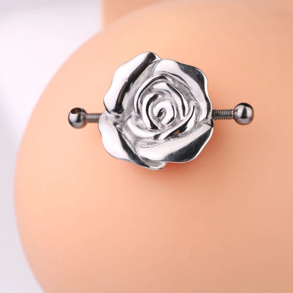 FAAK New Rose Nipple Clamps  Prismatic 1 Leash Chain Erotic Game for Couple Breast Bondage BDSM luvshop24