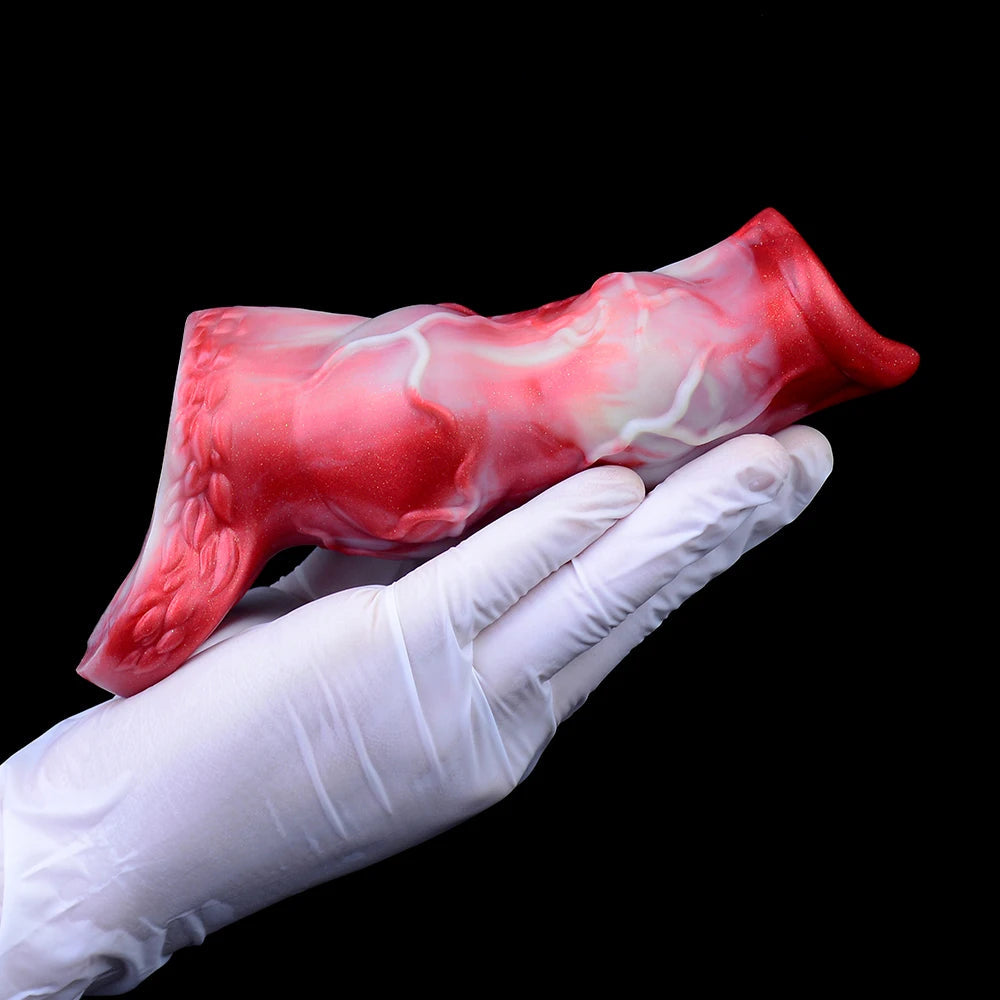 15cm Cover Penis Sleeve for Adult Enlarger for Men Inner Channel Anti-off Design and Erotic and Flirting Effect Non-stop Orgasm luvshop24