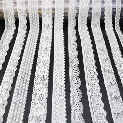 (5 meters/lot) white elastic lace Fabric underwear stretch laces Trim DIY Crafts Sewing luvshop24