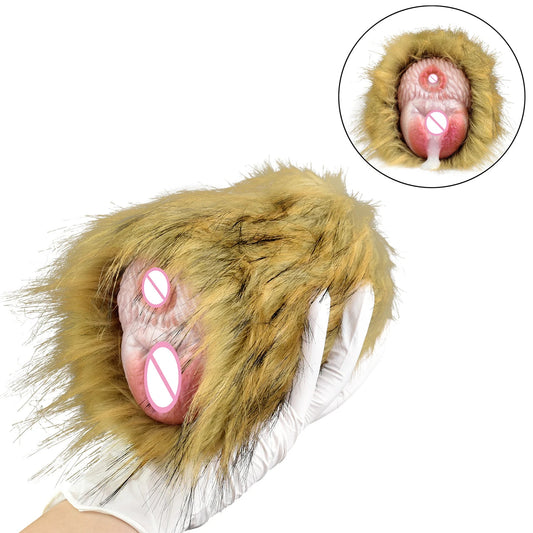 GEEBA Men Pocket Pussy Realistic Animal Vagina Male Masturbator Erotic Delay Ejaculation Tool luvshop24
