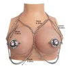 1 Prismatic 1 Leash Chain Erotic Game Nipple PP Chains for Women Stimulate Breast with Heavy Feeling Metal Nipple Clips luvshop24