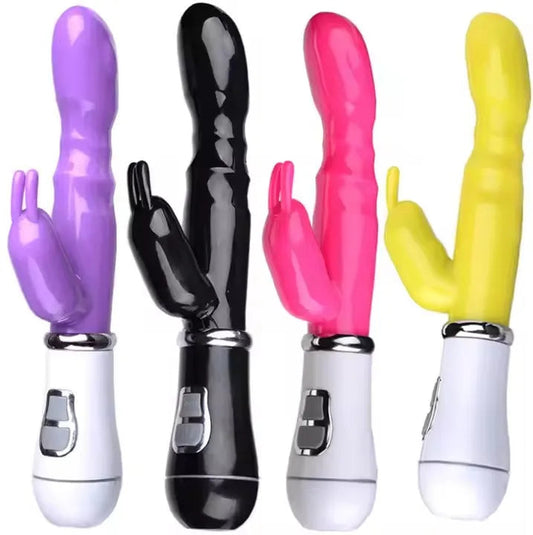 Rabbit Vibrator Dildo g Spot Clit Vibrator Citoralis Stimulator for Women Powerful Dual Motors for Women Couple luvshop24