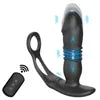 APP Control Cock Ring Long Masturbating  Dildo Vibrating Silicon Metal Anal Toy Vibrator Butt Anal Plug for Woman luvshop24
