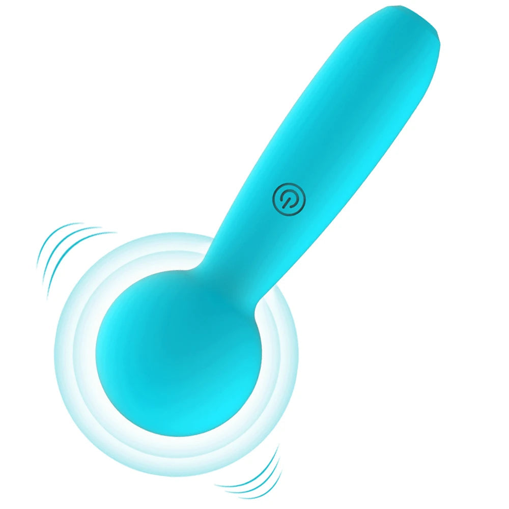 Erotic Mini Vibrator for Women Rechargeable Massager Vibrator Mute Rechargeable Strong Powerful Handheld Mute AV Wand Massager luvshop24