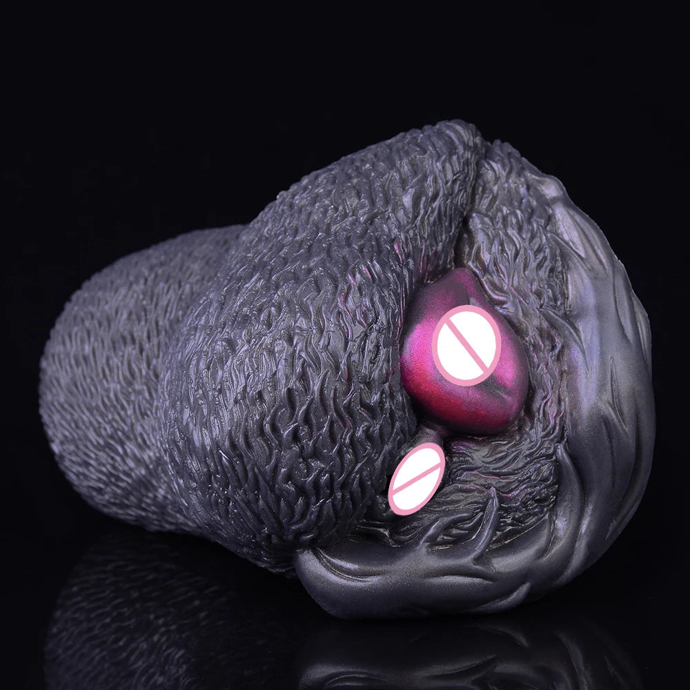 GEEBA 15.5cm Vagina Pussy Pocket for Men Male Masturbator Cup 3D Anal Oral Silicone Erotic Adult Toys Tight Deep Throat Exercise luvshop24