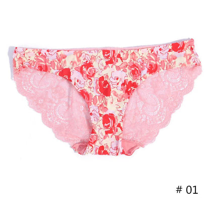 Lace Women's Panties Sexy Female Underwear Seamless Ladies Briefs Low-rise Lingerie Soild Panty Girls Briefs Tangas Slip Femme luvshop24