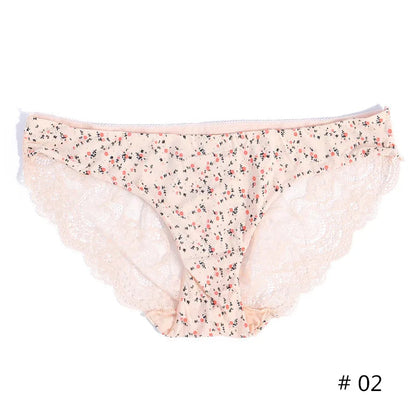 Lace Women's Panties Sexy Female Underwear Seamless Ladies Briefs Low-rise Lingerie Soild Panty Girls Briefs Tangas Slip Femme luvshop24