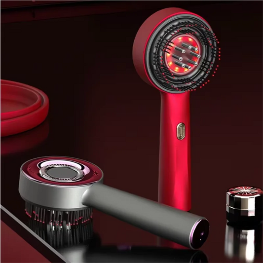 Hot Sell Home Use Scalp Care Massage  Oil Massage  Hair Growth Led Red Light Electric Scalp Massage Hair Growth Device luvshop24