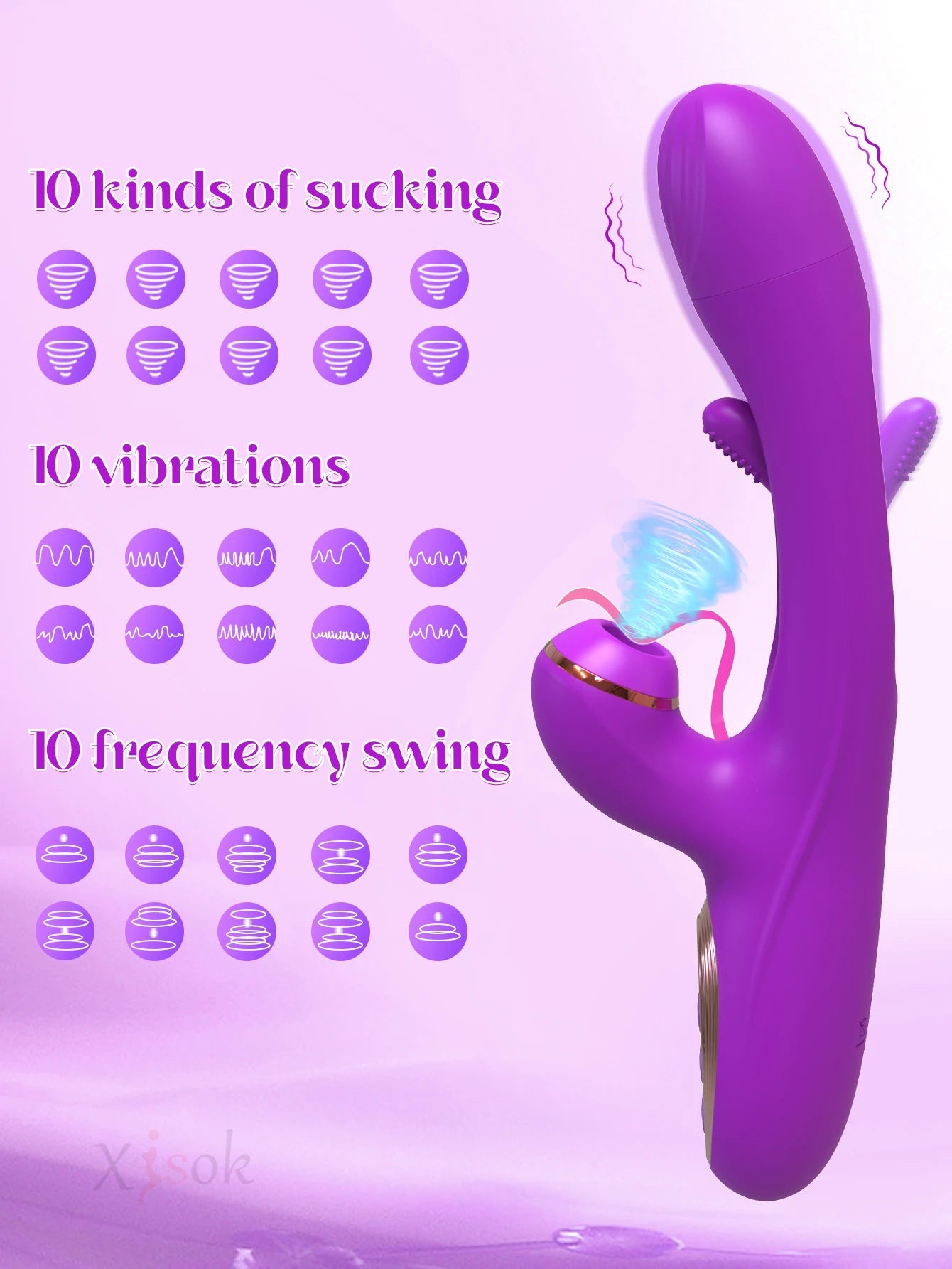 2023 New Arrival Rabbit Vibrator Patting Dildo G Spot Flap Sucking Vibration for Woman Clitoral Stimulation&dildo Vibrator luvshop24
