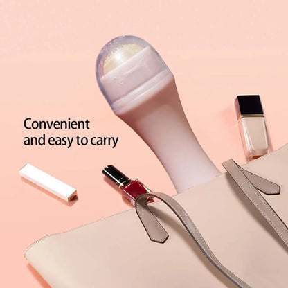 Cosmetics Facial Massage Oil Absorbing Roller Volcanic Stone Makeup Tool Massager Roller Natural Stone Oil Absorbing Roller luvshop24