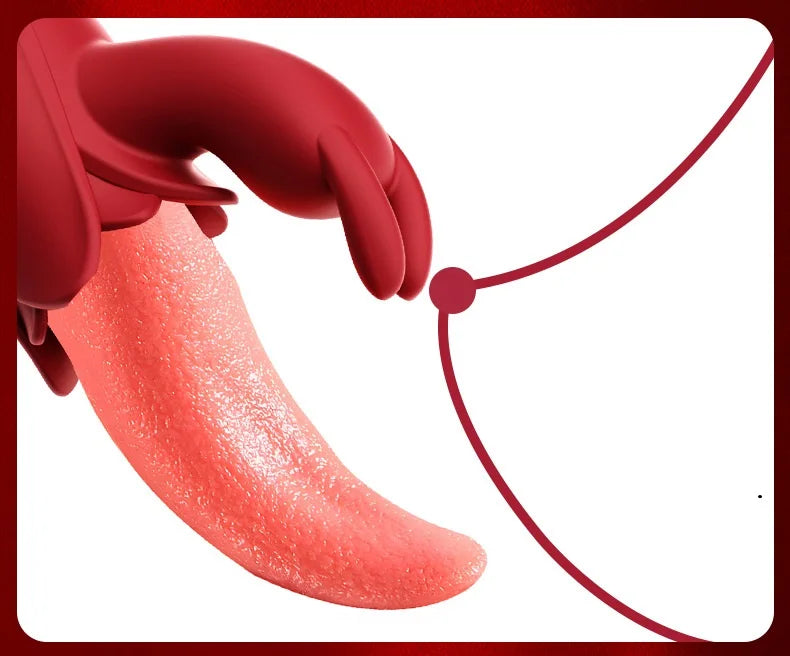 Direct Factory Sale of Women's 2-in-1 Rabbit Vibrator Stimulating G-Spot Clitoris & Labia Show Your Love! luvshop24