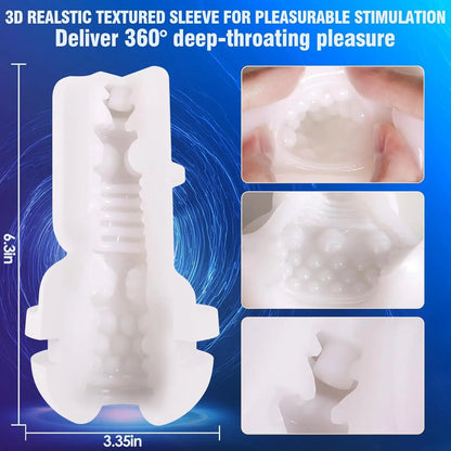 Men Masturbation Toys Masturbators For - ZEMALIA Adult Vibration 5 Suction S Vibrator Hands Free Pocket Pussy Penis Pump With luvshop24