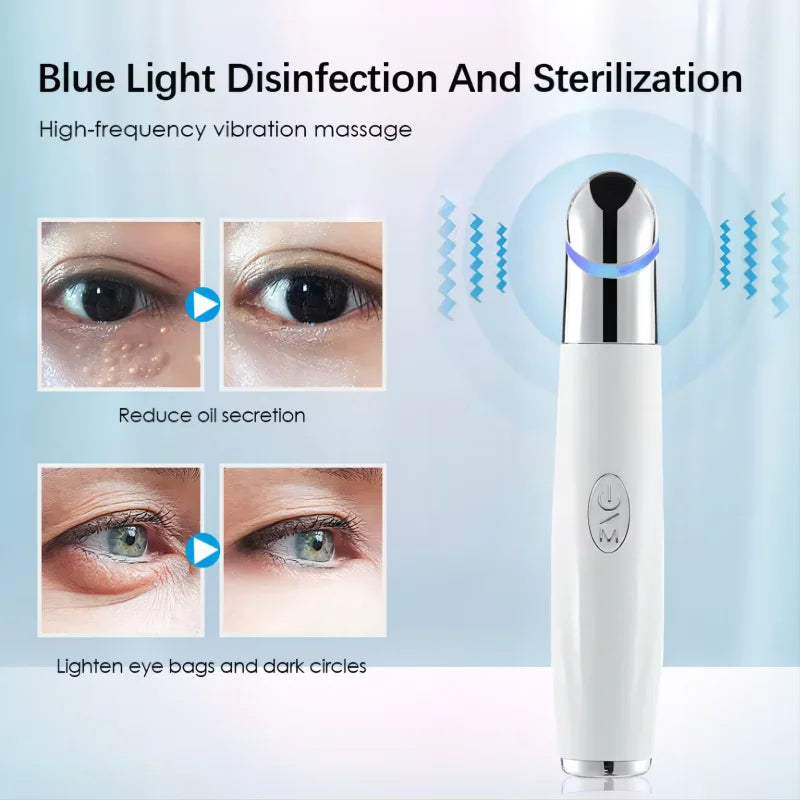 Electric Vibration Eye Massage Pen Anti-Puffiness Beauty Instrument Device Dark Circles Wrinkle Removal Eye Lift Wand Massager luvshop24