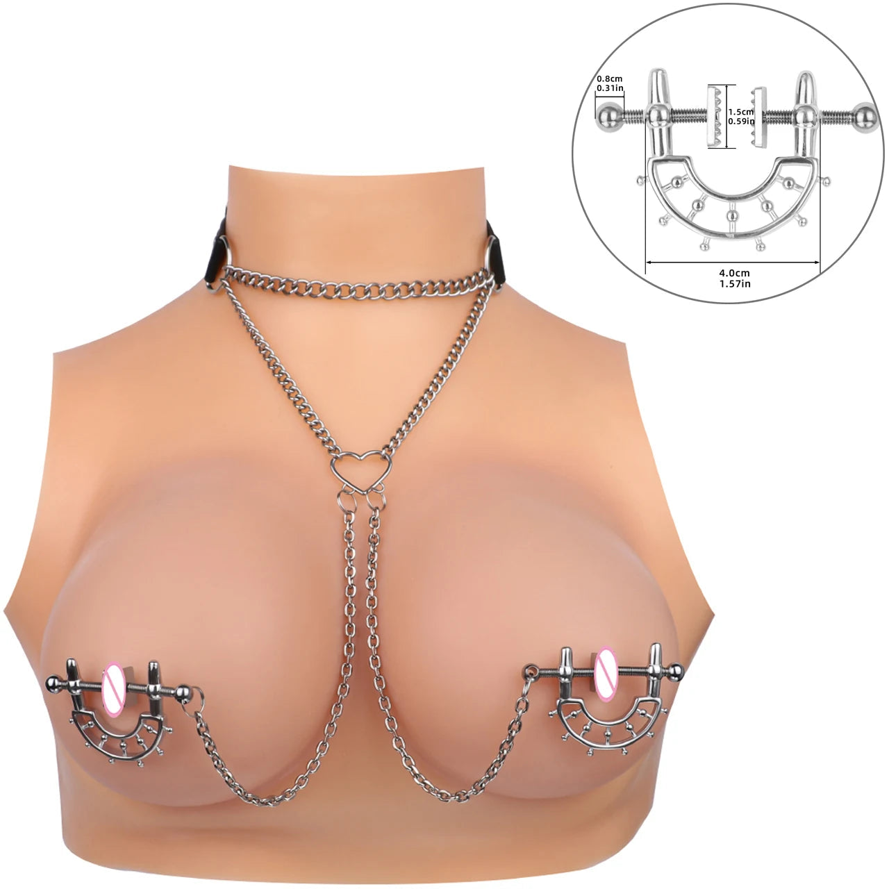 QKKQ Erotic Nipple Clips Women Men Clamps Exquisite Packaging Box Valentine's Day Gift luvshop24