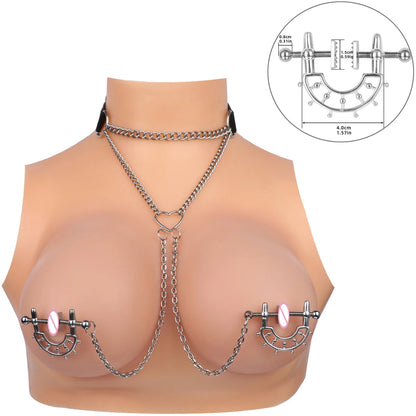 QKKQ Erotic Nipple Clips Women Men Clamps Exquisite Packaging Box Valentine's Day Gift luvshop24