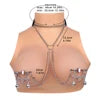 Leather Nipple Clamps with PP Chain Golly Chain Female Breast Stimulation BDSM Sexy Kink Nipple Clips for Women Erotic Toy luvshop24