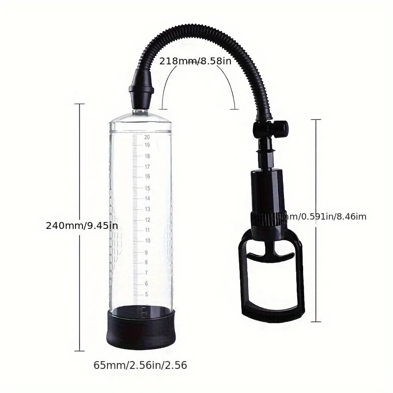 9.45inch Erotic Male Exerciser Aeroplane Cup Puller Rubber Sleeve Male Penis Stretching Trainer luvshop24