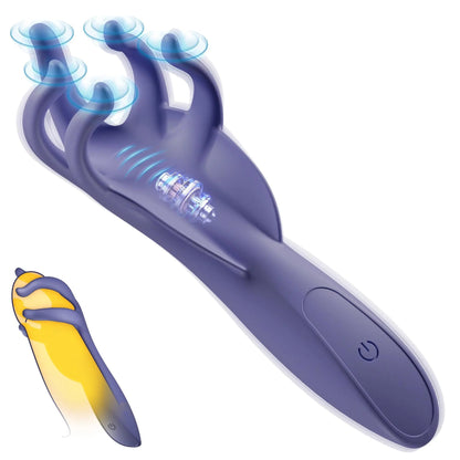 Men Masturbation Toys 30 Vibrating Penis Training Vibrator Male Masturbator With Clamping Pulse Vibration Handhold Glans luvshop24