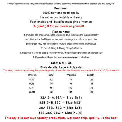 Lace Women Lingerie Set 4 Pcs Sling Open Bra Sexy Wiht Garter Panties Push Up Bra Set Erotic Transparent Underwear Net Stockings luvshop24