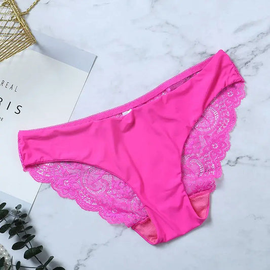 Lace Panties Female Underpants Sexy Panties For Women Briefs  Underwear Comfortable Ladies Pantys Lingerie 13 Solid Color luvshop24