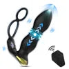 APP Control Cock Ring Long Masturbating  Dildo Vibrating Silicon Metal Anal Toy Vibrator Butt Anal Plug for Woman luvshop24
