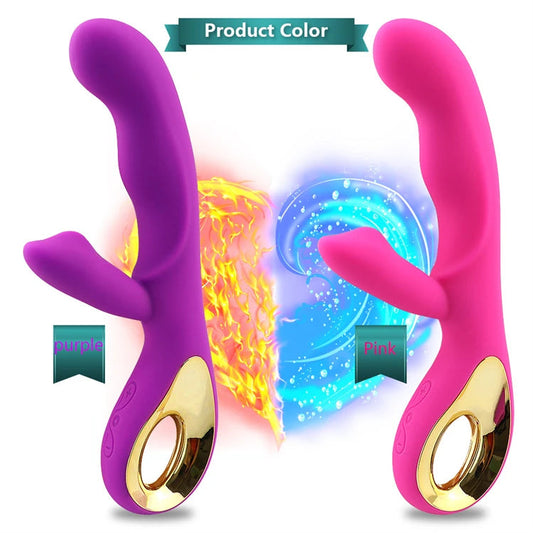 Hot Selling Rechargeable G Spot Rabbit Vibrator Wand Massager for Women luvshop24