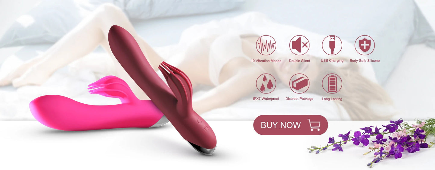 Rose Sucking Vibrator for Women Dildo Thrusting Vibrating Clit Sucker Nipple Clitoris Stimulation Female Sex Toys for Adults luvshop24
