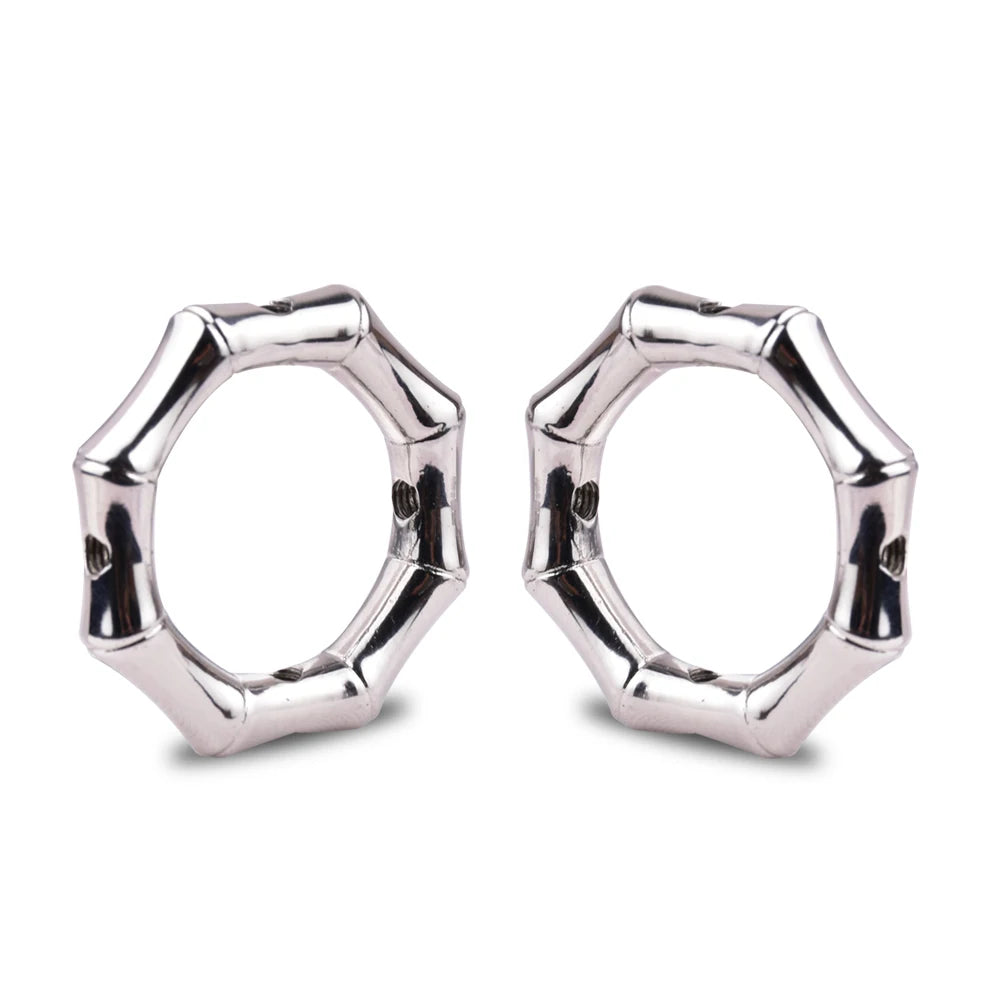 QKKQ Hot BDSM Steel Chain Clips Flirting Teasing Metal Nipple Clamp Erotic Brutal Bondage Restraint  Unisex Metal Dark Chain luvshop24