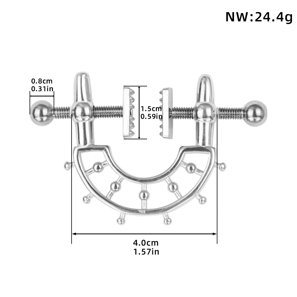 QKKQ Erotic Nipple Clips Women Men Clamps Exquisite Packaging Box Valentine's Day Gift luvshop24