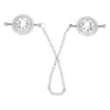 1 Prismatic 1 Leash Chain Erotic Game Nipple PP Chains for Women Stimulate Breast with Heavy Feeling Metal Nipple Clips luvshop24