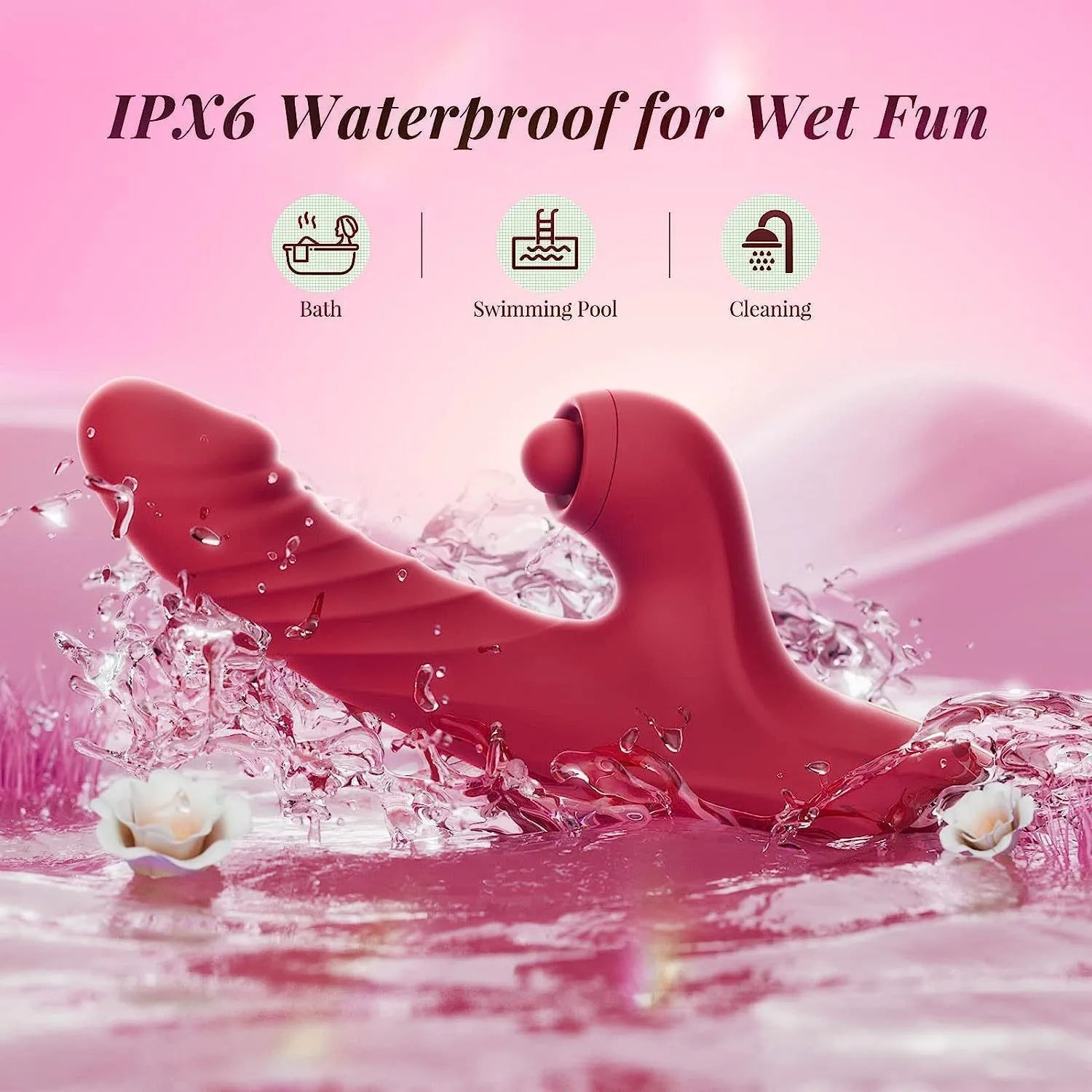 Female Masturbation G Spot Tapping Rabbit Vibrator Vaginal Clitoral Stimulator Thrusting Dildos Insertion Vibrator for Women luvshop24