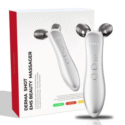 Trending Products Mini Skincare Facial Wand Massager Red Light Therapy EMS Neck Face Tool 360 Rotate Manual Roller Eye Massager luvshop24
