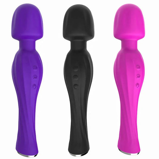 Hot Selling Adult Products USB Rechargeable Powerful Clitoral Stimulation AV Wand Massager Vibrator for Women luvshop24