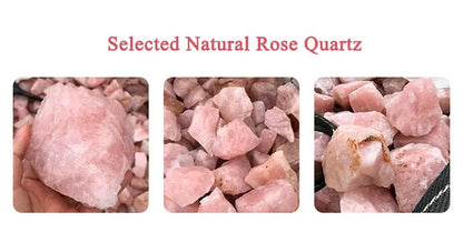Rose Quartz Face Jade Roller Massagers Guasha Set Gua Sha Tools Natural Stone Gouache Scraper For Facial Massage Beauty Tool luvshop24
