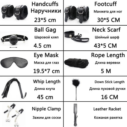 Bondage Gear 10 Piece Bdsm Uel Erotic for Couples Furniture Set Adult Toy Japan Bondage Kit Sm Product luvshop24