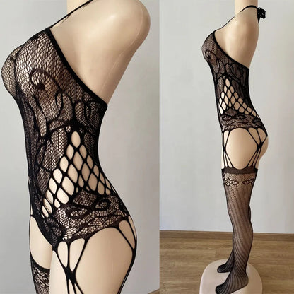 2022 the New Hollow Out Women Factory Outlet Lingerie Full Body Stocking Fishnet Sexy Bodystocking luvshop24