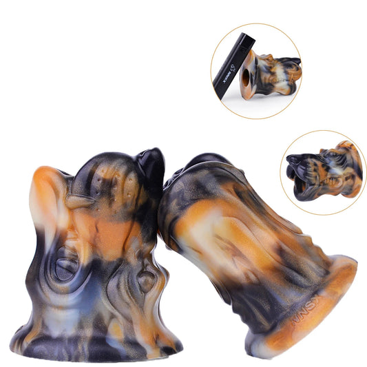 NNSX Hollow Erotic Condom Anal Speculum Single Channel Anal Plug for Men Flashlight Play for Couple luvshop24