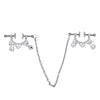 Leather Nipple Clamps with PP Chain Golly Chain Female Breast Stimulation BDSM Sexy Kink Nipple Clips for Women Erotic Toy luvshop24