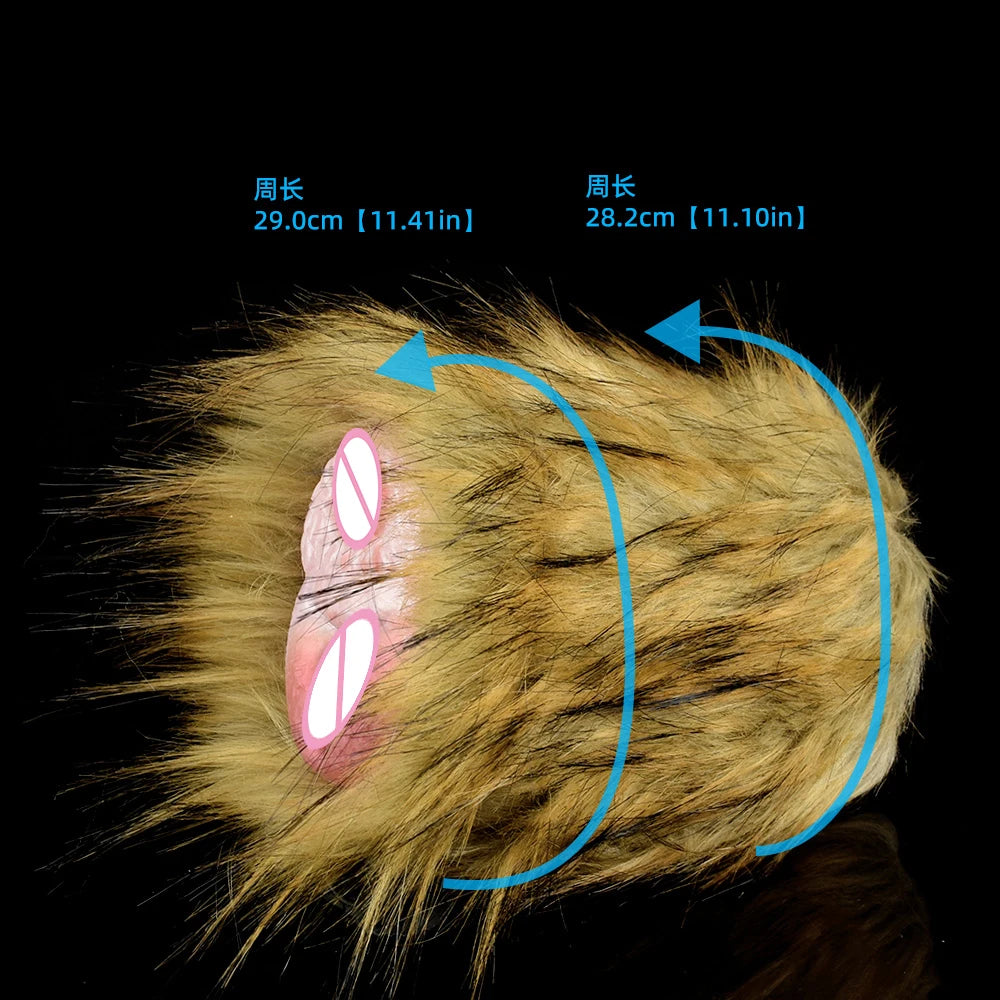 GEEBA Men Pocket Pussy Realistic Animal Vagina Male Masturbator Erotic Delay Ejaculation Tool luvshop24