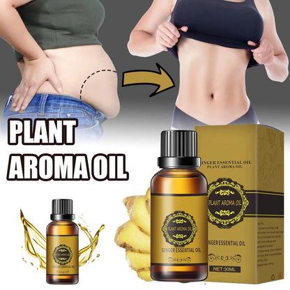 10ML 30ML Ginger Essential Oils Thin Leg Waist  Massage Oil Beauty Health Firm Body OEM luvshop24