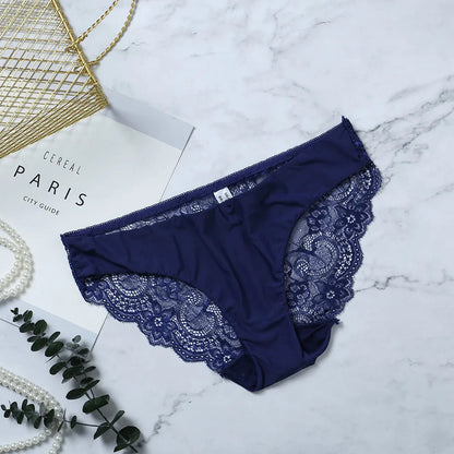 Lace Panties Female Underpants Sexy Panties For Women Briefs  Underwear Comfortable Ladies Pantys Lingerie 13 Solid Color luvshop24