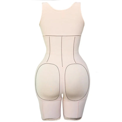 Zip Waist Lace Slimming Shaper Corset Control Shapewear Butt Lifter Strap Body Shaper Underwear Bodysuit Women Plus Size S-6xl luvshop24